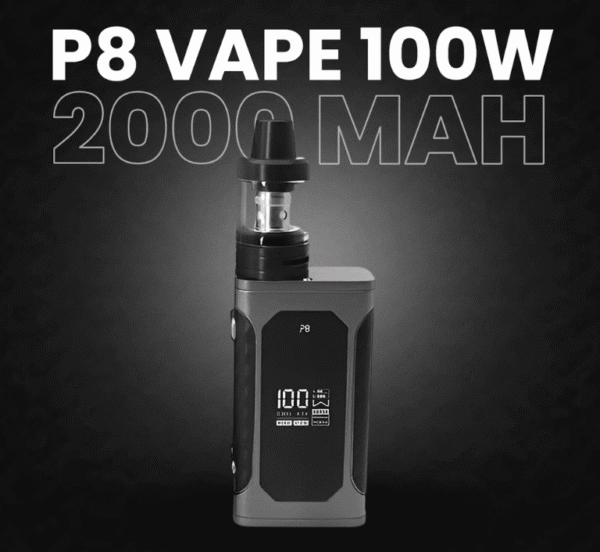 P8 Vape 100W 2200mAh Mod Starter Kit – Big Clouds, Sleek Design - Image 3
